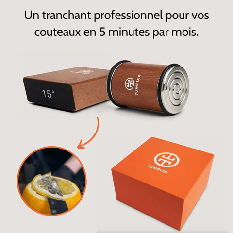 Aiguiseur Tumbler - Pour des couteaux tranchants comme au premier jour